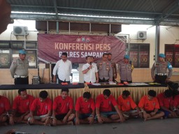 Polres Sampang Berhasil Amankan Tersangka Kasus Kriminal dan Narkotika Selama Dua Bulan Terakhir