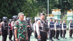 Patroli Bersama TNI-Polri Amankan Wilayah Jakarta Timur Yang kondusif