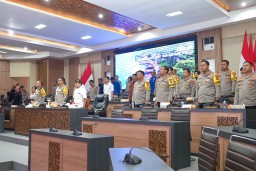 Kapolres Klungkung Ikuti Penandatanganan Nota Kesepahaman antara Kementerian Pertanian dan Kepolisian RI