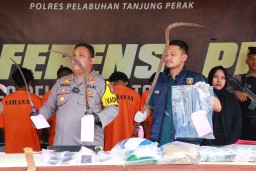 Enam Pelaku Kasus Tawuran Maut di Jalan Wonokusumo Surabaya Berhasil Dibekuk Satreskrim Polres Pelabuhan Tanjung Perak 