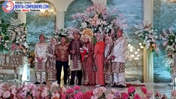 Kaperwil Sumsel Media Berita-compasnews.com Gelar Persepsi Pernikahan Putri Sulungnya di Gedung Bima Sakti