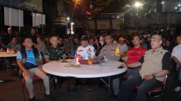 Polres Metro Jakarta Timur Gelar Nobar Laga Semifinal Piala AFC U-23 Timnas Indonesia VS Uzbekistan