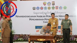 Kapolres Klungkung dan Pemerintah Daerah Teken Naskah Perjanjian Hibah Daerah, Guna Pengamanan Pemilukada Serentak 2024