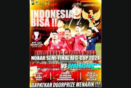 Bersama Forkopimda, Polres Bondowoso Gelar Nobar Timnas Indonesia Vs Uzbekistan di Pendopo 