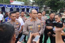 Ratusan Warga Diberangkatkan dalam Program Balik Mudik Gratis Lebaran oleh Polres Malang