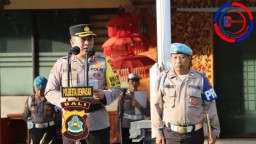 Upacara Kenaikan Pangkat dan Wisuda Purna Bakti Polresta Denpasar