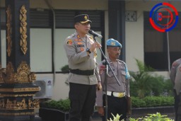 Kapolres Klungkung Pimpin Apel Jam Pimpinan, Ungkap Hasil Tes Urine Anggota, dan Siapkan Personel untuk Pengamanan Event Internasional WWF