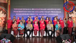 Peringatan Hari Ulang Tahun Yayasan Kemala Bhayangkari Cabang Karangasem, Komitmen Menuju Generasi Emas 2045