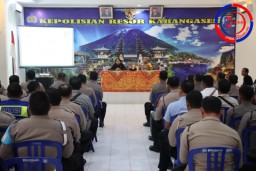 Polres Karangasem Gencar Pembinaan Etika Profesi, Menjaga Integritas dan Kehormatan Institusi