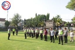 Regu Siaga Polres Klungkung Siap Bertugas, Soliditas dan Keamanan Jadi Prioritas