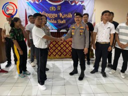 Polri Tingkatkan Keterlibatan Masyarakat Melalui Program Minggu Kasih di Denpasar