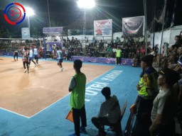 Turnamen Bola Voli Putra Karana The Angkal Cup IV 2024 Berlangsung Meriah, Polsek Nusa Penida Jamin Keamanan