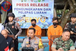 Polres Jembrana dan Kurma Asih Sea Turtle Conservation Center, Lepas Penyu Hijau ke Alam Bebas