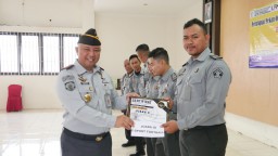 Sang Jawara Porsenap Hari Bakti Pemasyarakatan ke-60 Tahun Lapas Narkotika Kelas IIA Pamekasan Kanwil Kemenkumham