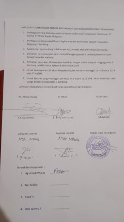 LSM Salam Lima Jari Tanyakan Kepastian? Aksi Demo Warga Menuntut Atas Perbaikan Jalan Cor dan Kompensasi Dari ke Tiga Tambang
