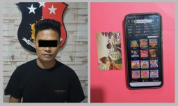 Unit Reskrim Polsek Krembangan Berhasil Amankan Pelaku Judi Slot Zeus di Warkop Pak Jenggot