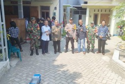 Polres Nganjuk Lakukan Sterilisasi Gereja Untuk Kenyamanan Beribadah Kenaikan Isa Al Masih