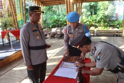 Kapolres Pasuruan Kota Pimpin Sertijab Pejabat Utama Polres Pasuruan Kota