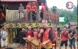 Bupati Bengkayang Buka Ritual Nyabakng Ba' SawaTahun 2024 Desa Kamuh, Kecamatan Tujuh Belas