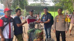 Sambut HUT Bhayangkara ke 78, Kicau Mania Padati Perlombaan Burung Kicau Piala Kapolres Metro Jaktim