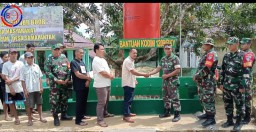 TNI di Hati Rakyat, Kodim 1209/Bky Bangun Sumur Bor Untuk Warga, Upaya Atasi Krisis Air Bersih