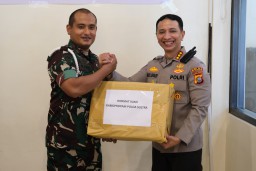Kabid Propam Polda Sultra Bersama Denpom Menggelar Acara Coffe Morning