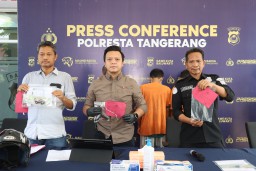 Orang Pelaku Pencurian Bermotor Diringkus Polresta Tangerang