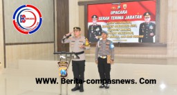 Kapolres Bondowoso Pimpin Sertijab 5 Pejabat di Lingkup Polres Bondowoso
