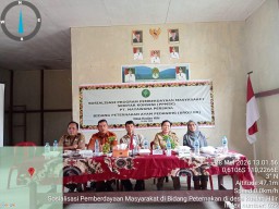 PT Mayawana Persada Adakan Sosialisasi Pemberdayaan Masyarakat di Desa Kualan Hilir