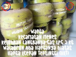 Warga Kecamatan Menes Keluhkan Langkanya Gas LPG 3 Kg Walaupun Ada Harganya Diatas Harga Eceran Tertinggi 
