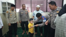 Polsek Cakung Gelar Santunan Anak Yatim dan Doa Bersama Demi Kelancaran dan Keselamatan Tugas 