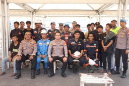Jum'at Curhat Polres Pelabuhan Tanjung Priok Bersama Cleaning Service JICT I dan Komunitas Kernet Trailer