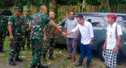 Dandim Tabanan Dampingi Aster Kasdam IX/Udayana Tinjau Saluran Irigasi Jatiluwih Agar Hasil Pertanian Dapat di Optimalkan