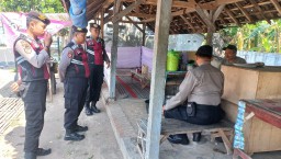 Polres Nganjuk Gelar Patroli Gabungan Untuk Tingkatkan Keamanan di Desa Kedungombo