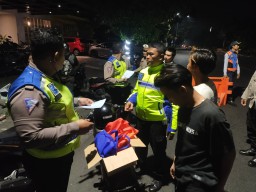 Polsek Wonocolo Amankan 30 Motor Balap Liar