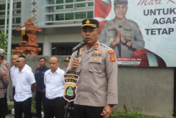 Arahan Kapolres Bandara Ngurah Rai Saat Apel Jam Pimpinan