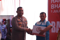 Polresta Bandara Soekarno-Hatta Kembali Mendistribusikan Bantuan Sosial Berupa Paket Sembako ke Masyarakat
