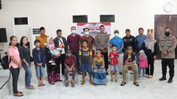 Jelang Hari Bhayangkara ke-78, Polres Bengkayang Gelar Bakti Kesehatan Khitanan Massal dan Donor Darah