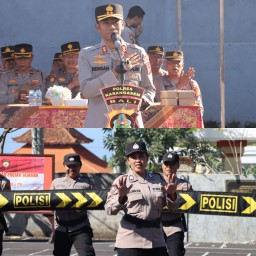 Kapolres Karangasem Buka Lomba Dalmas Antar Polsek Dalam Rangka Perayaan Hari Bhayangkara ke-78