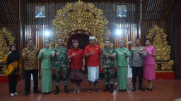Kapolres Karangasem Hadiri Acara Pisah Kenal Dandim 1623/Karangasem