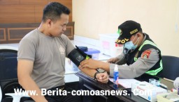 Sambut Hari Bhayangkara Ke-78, Polres Jembrana Gelar Bakti Sosial Berupa Donor Darah