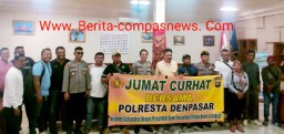 Polresta Denpasar Gelar Jumat Curhat Dengan Pengurus Dan Penyalur ABK