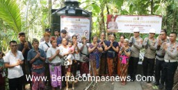 Polres Klungkung Gelar Bakti Sosial Pengadaan Fasilitas Air Bersih Di Desa Besan
