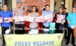 Polres Karangasem Berhasil Ungkap 3 Pengedar dan 2 Pemakai Peredaran Narkoba