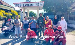 Cegah Wabah Penyakit Demam Berdarah, Tiga Pilar Desa Karang Anyar Laksanakan Fogging