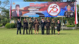 Waka Polres Jembrana Pimpin Upacara Peringatan Hari Bhayangkara ke-78