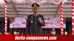 Hut Bayangkara Ke -78 Kapolres Bengkayang Pimpin Gelal Upacara dan Ramah Tamah Lintas Etnis