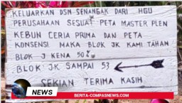 Diduga HGU PT Ceria prima 1-2 anak cabang PT Duta Palma Group Caplok Lahan Masyarakat Dusun Senanga Desa Kalon