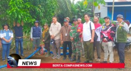 Babinsa Koramil 1209-02/Sanggau Ledo Pantau Situasi Kampung Pancasila Lewat Komsos