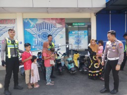 TRC Satlantas Polres Bangkalan Tertibkan Penggunaan Sepeda Listrik di Jalan Raya